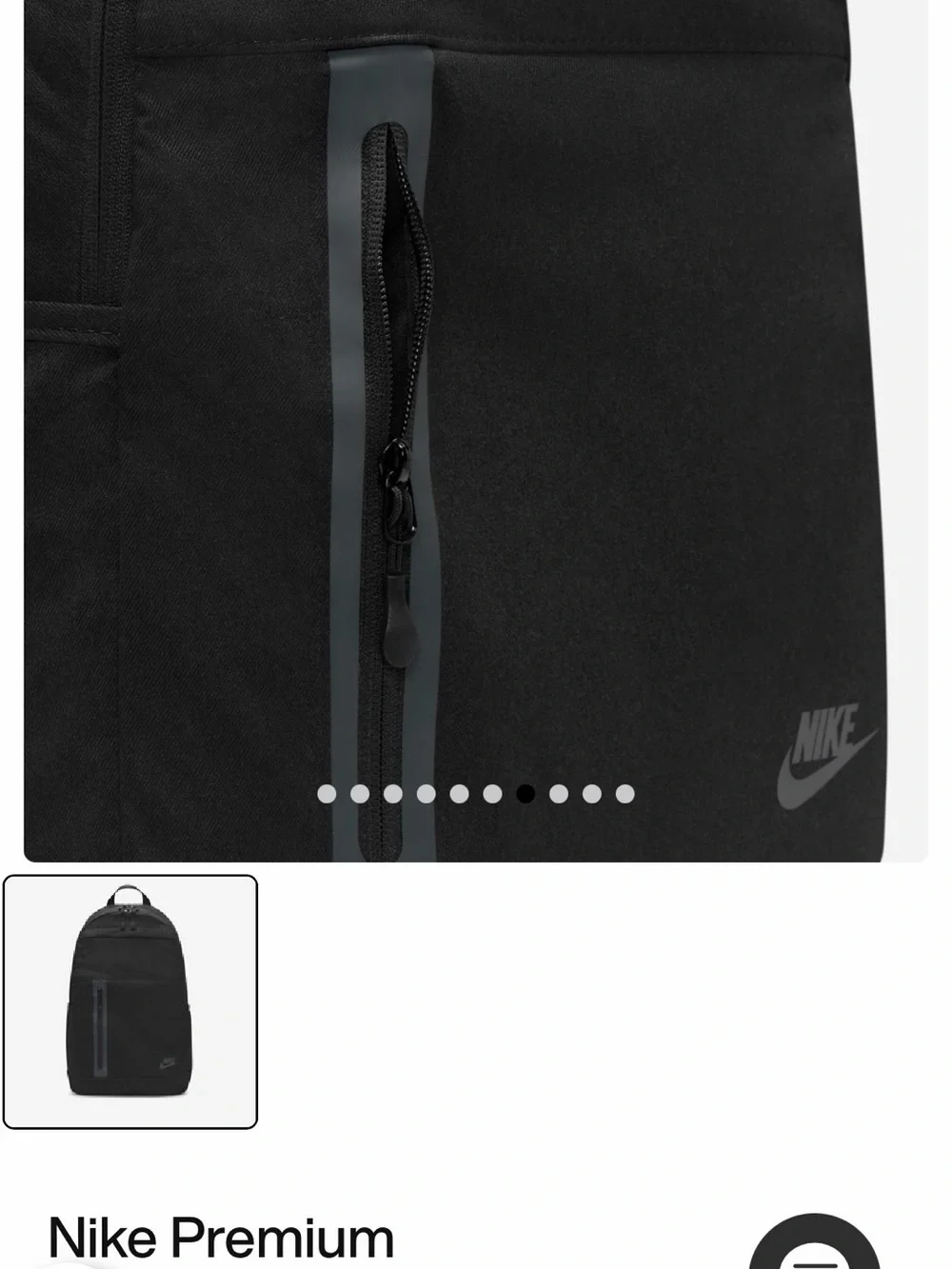 Nike Black Compact Everyday Backpack NWT